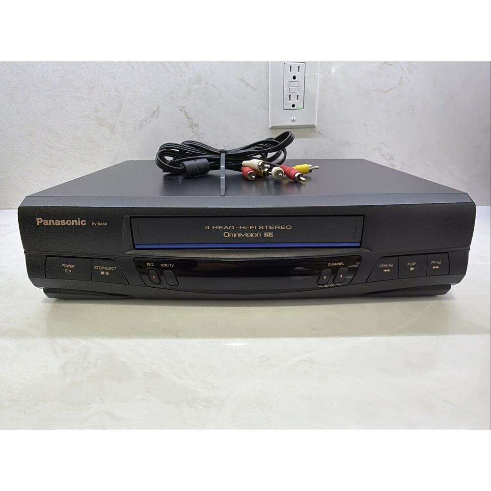 Panasonic PV-9450 VCR 4 Head High-Fi Blue Line - TESTED WORKING